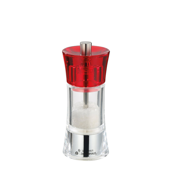 Aachen Salt Mill/Grinder - Acrylic Red