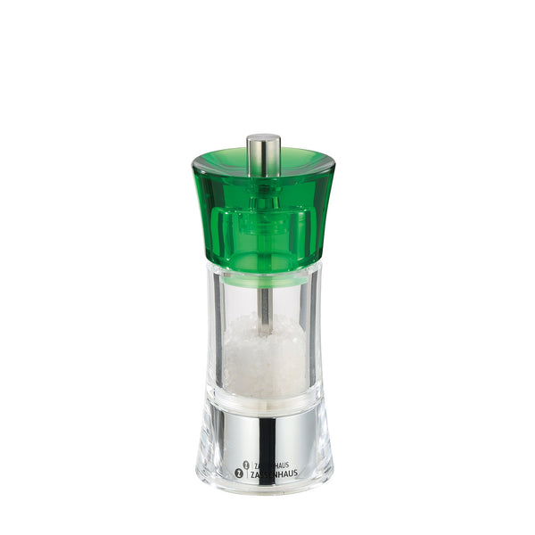 Aachen Salt Mill/Grinder - Acrylic Green