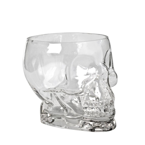 Tiki Mug Skull 1 Glass  - Special Cocktail Porcelain Purpul Shiny - Bartender / Bar Tools - Germany