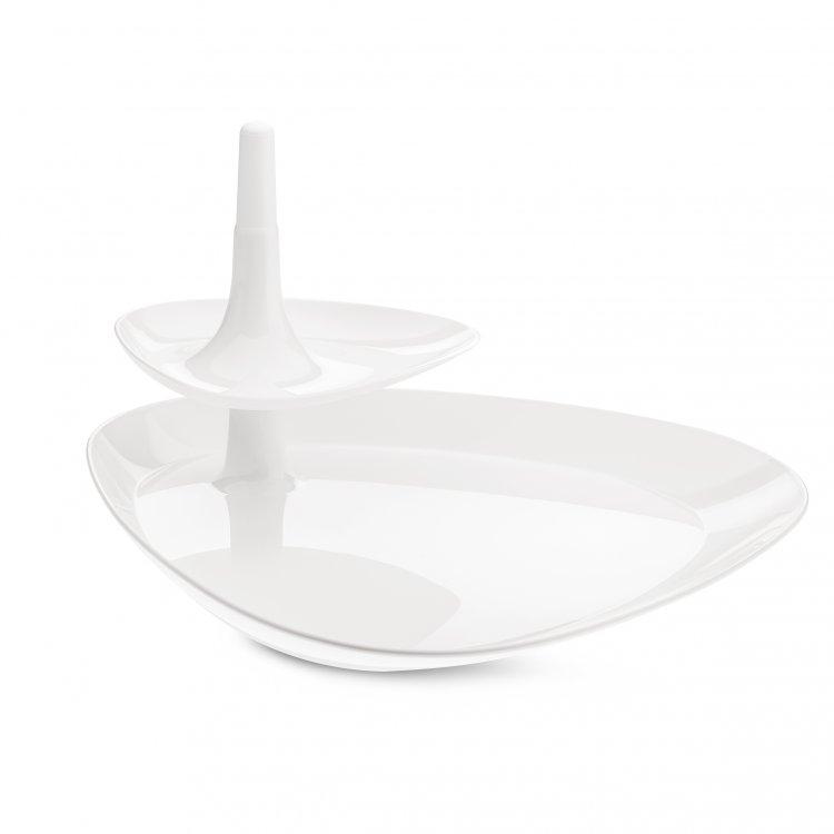 Appetizer Serving Stand - White Melamine